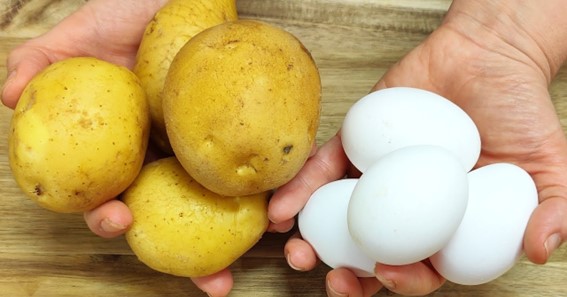 Potatoes And Egg